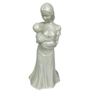 Vintage Lenox "Quiet Time" Figurine Mother with Baby First Mother's Day Gift